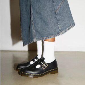 8065 Smooth Leather Mary Jane Shoes